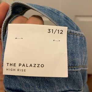 LOFT Blue Denim Jeans. The Palazzo